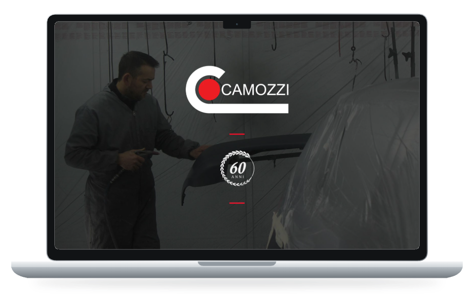Anteprima del sito Carrozzeria Camozzi su MacBook Air