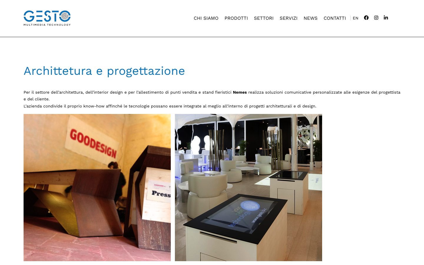 Anteprima della pagina Architettura e progettazione