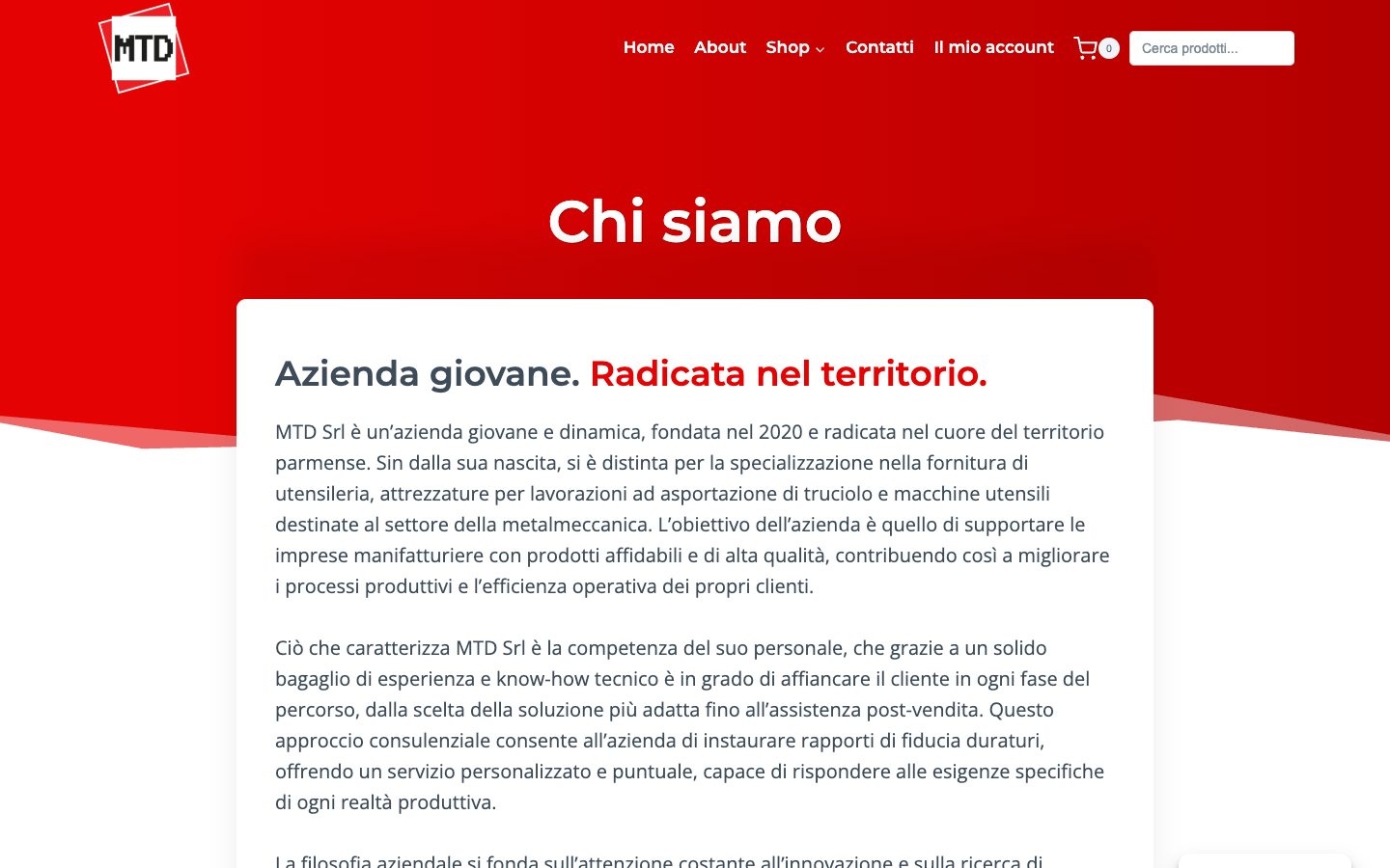 Anteprima della pagina L’azienda