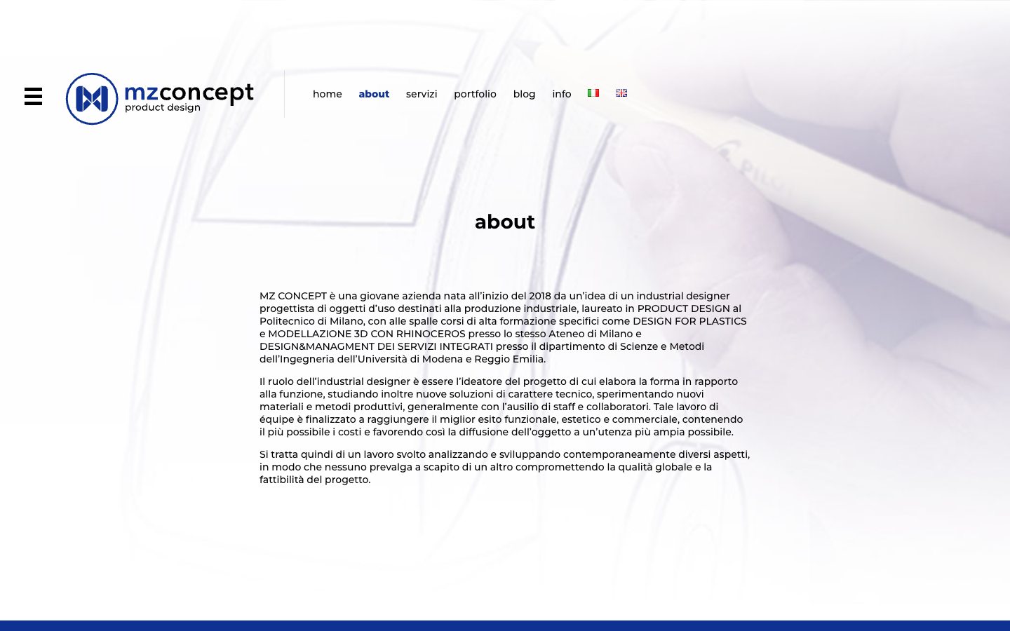 Anteprima della pagina Il designer