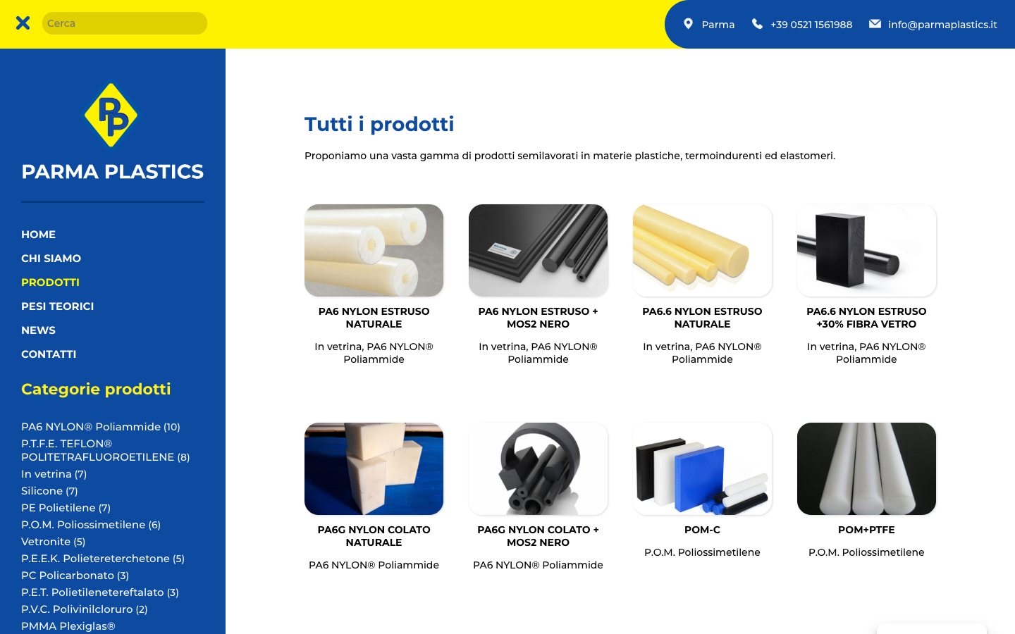 Anteprima della pagina Catalogo materiali